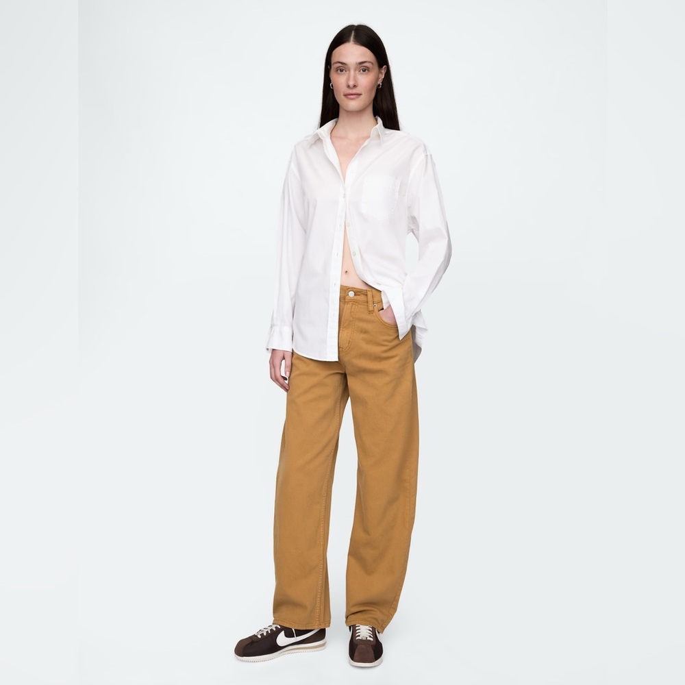GAP High Rise Women Jeans in Tan